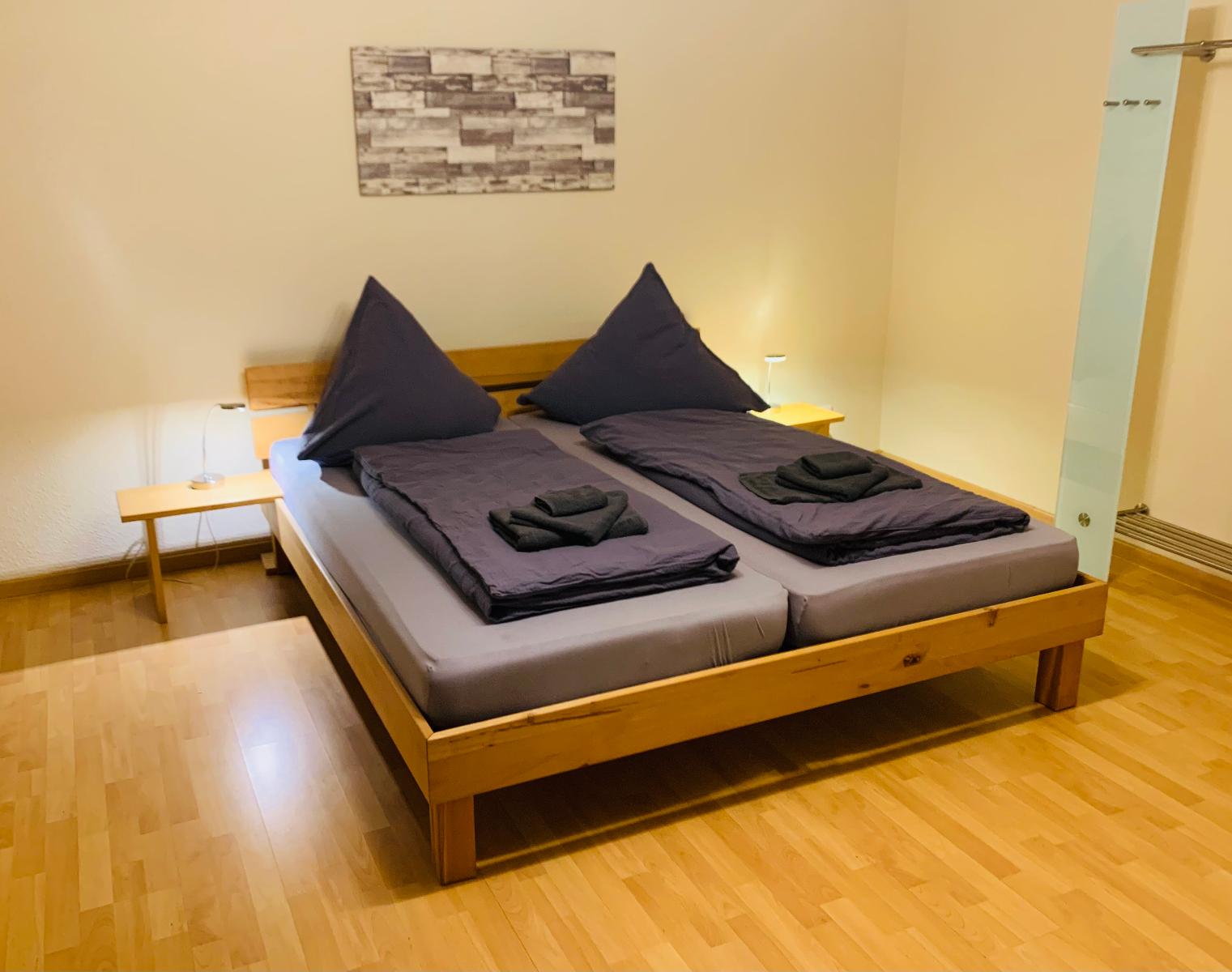apartment klang ferienwohnung bad staffelstein doppelbett
